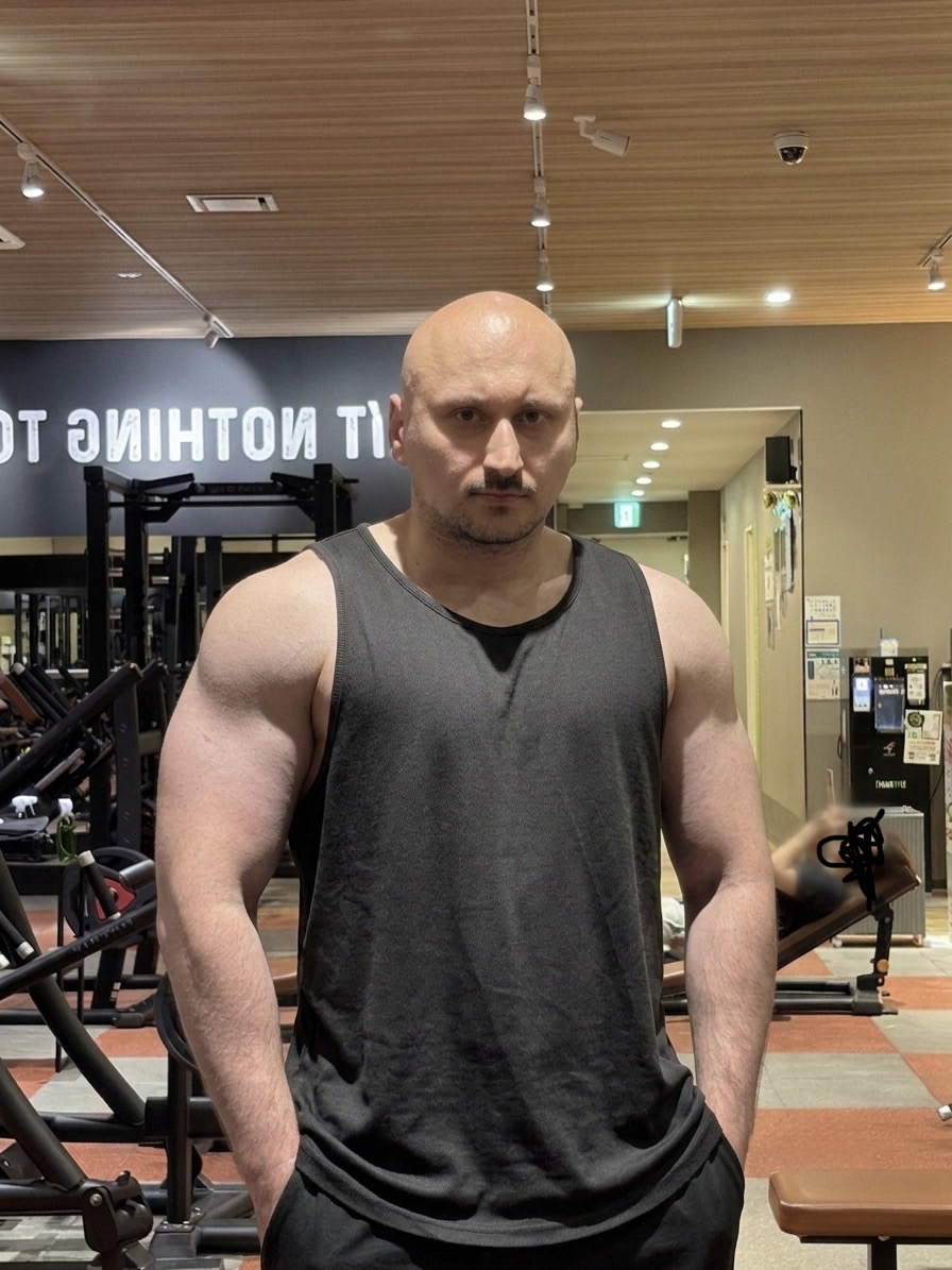Rovshan at the gym