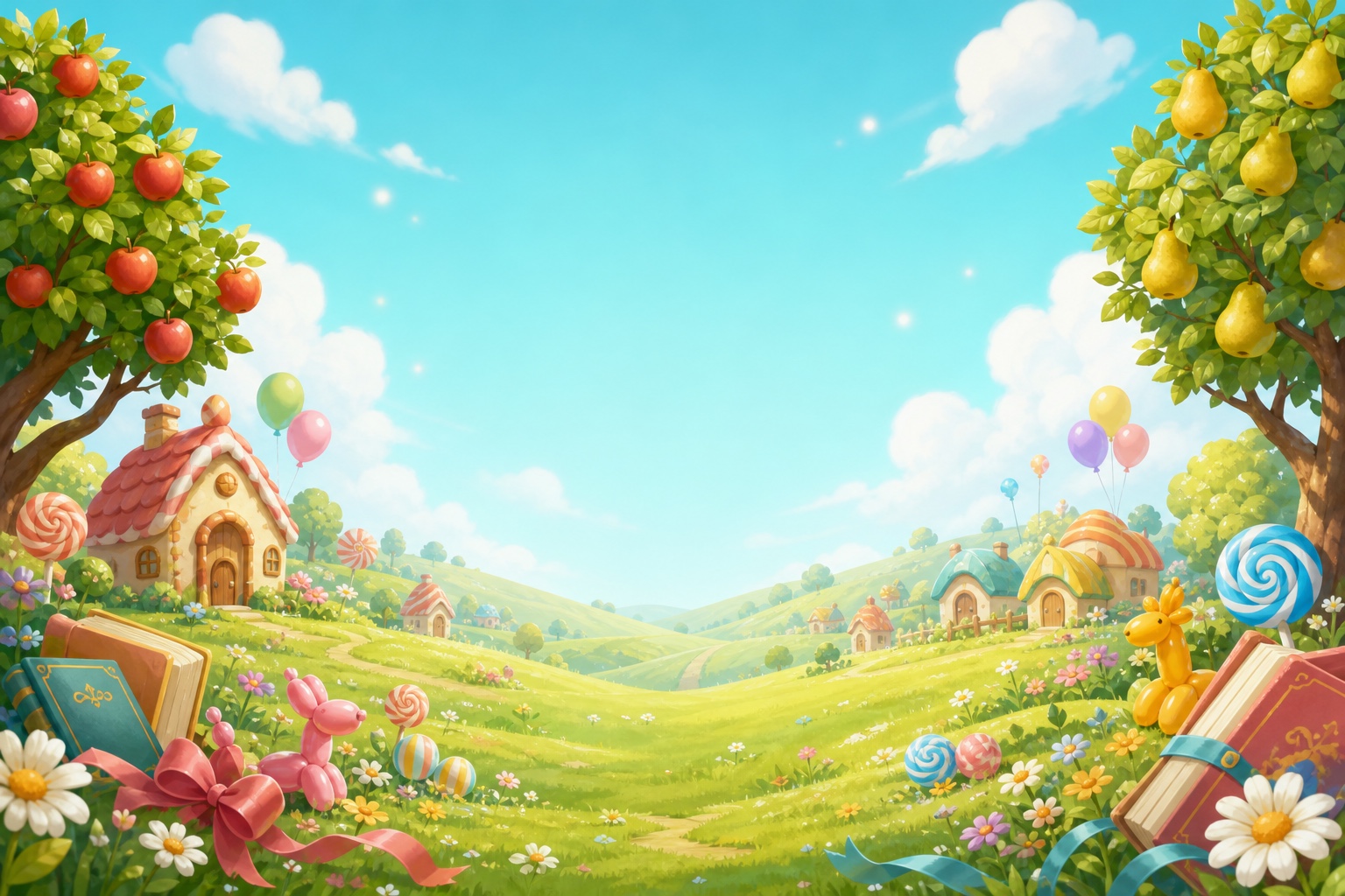A colourful Vocabug puzzle world